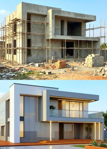 ترميم وتشطيب الأحواش والمداخل إشبيلية 0509110722